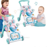 واکر آموزشی سه کاره آبی کندی تویز Kandy Toys