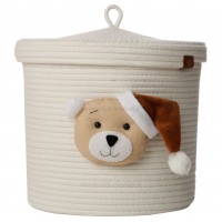 سبد کوچک لباس طرح تدی رنگ کرم ایسیز Isiz