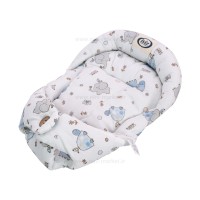 قنداق سوئیسی طرح حیوانات رنگ آبی ایس ایز Isiz