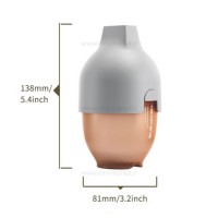 شيشه شير 160 ميل رنگ طوسی هی اور شی Heorshe