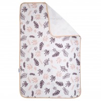 زيرانداز تعويض طرح برگ سایز کوچک رنگ کرمي ايسيز