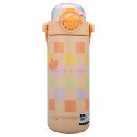 فلاسک آب رنگ نخودی 600 میل Yes Water