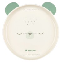 ظرف غذای ملامین 5 تیکه طرح خرس رنگ سبز کیکابو Kikkaboo