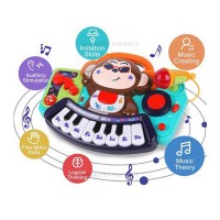 کيبورد موزیکال طرح ميمون هولی تویز Hola toys