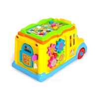اتوبوس مدرسه موزیکال کد796 هولی تویز Huile Toys