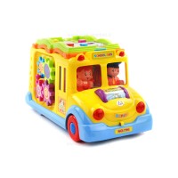 اتوبوس مدرسه موزیکال کد796 هولی تویز Huile Toys