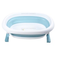 وان حمام تاشو طرح بيضی رنگ آبی خارجی