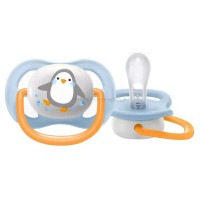 پستانک تکی الترا ایر طرح پنگوئن آبی اونت Avent (فاقد جعبه)