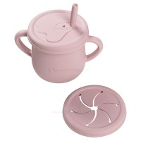 ست غذاخوری سیلیکونی 6 تکه رنگ کالباسی برند خارجی