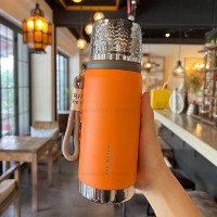 فلاسک آب رنگ نارنجی 700 میل Yes-water