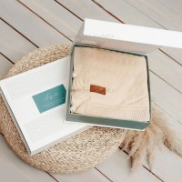 پتو بافت داخل خزدار رنگ کرم لیزا دیاموند Lisa Diamond