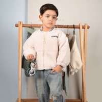 سویشرت اسپرت تدی طرح ساده رنگ کرم