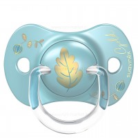پستانک تکی بادامی 6 - 18 ماه طرح گلد آبی سواوینکس Suavinex(دارای جعبه)