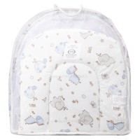 پشه بند مسافرتی کوچک طرح حیوانات رنگ آبی ایسیز