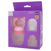 توری میوه خوری رنگ صورتی اونت avent