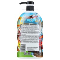 شامپو سر و بدن طرح ماشین یک لیتری بلوبری و آلوئورا Natuaphy