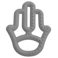 دندان گیر طرح دست رنگ طوسی minik oioi