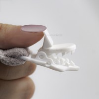 بند پستانک پولیشی طرح قطره طوسی بی بی جمBabyJem