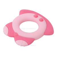 دندانگیر و ماساژور لثه سیلیکونی رنگ صورتی رووکو Rovco