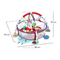 تشک بازی کفشدوزک رنگ آبی کیکابو Kikkaboo
