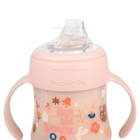 لیوان دسته دار 150 میل صورتی ساوینکس Suavinex