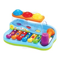 بلز چکشی آموزشی و موزیکال Huile toys هولی تویز 856