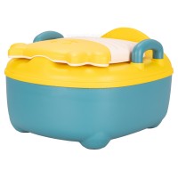 توالت آموزشی طرح گاو رنگ سبز زرد بیبی هود Baby Hood