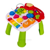 واکر موزیکال دو کاره کد 5218 رنگ سفید قرمز