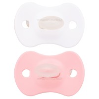 پستانک دوعددی بادامی 0_6 ماه طرح طوطی و ببر سواوینکس SUAVINEX