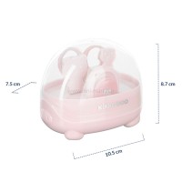 ست مانیکور طرح خرس رنگ صورتی کیکابو Kikkaboo