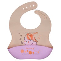 پیشبند سیلیکونی طرح خرگوش رنگ صورتی خارجی