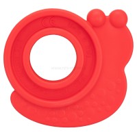 دندانگیر سیلیکونی مدل حلزون رنگ قرمز چیکو Chicco