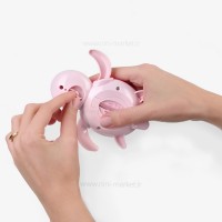 دماسنج حمام طرح لاکپشت رنگ صورتی کيکابو Kikkaboo