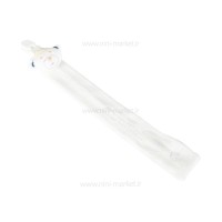 بند پستانک پولیشی خرس رنگ سفید کارامل caramell