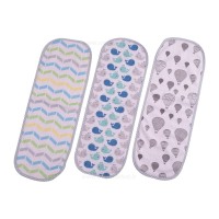 دستمال آروغگیر 3 عددی نوزاد طرح بالن طوسی ایس ایز Isiz