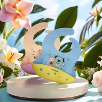 پیشبند سیلیکونی طرح خرگوش رنگ صورتی خارجی