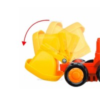 ماشین قدرتی کامیون هولی تویز huile toys رنگ قرمز