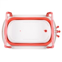 وان حمام تاشو طرح تاج دار رنگ صورتی خارجی