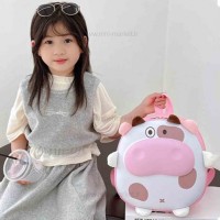 کوله طرح گاو رنگ صورتی