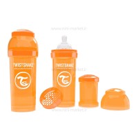 شیرخوری نوزاد طلقی 260 میل نارنجی تویست شیک Twistshake