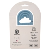 دندان گیر طرح رنگین کمان رنگ آبی امریکو بیبی Americo baby