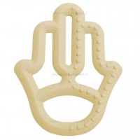 دندان گیر طرح دست رنگ زرد minik oioi