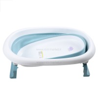 وان حمام تاشو طرح بيضی رنگ آبی خارجی