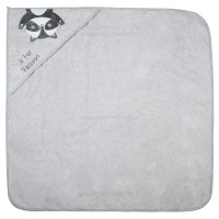 ست حوله 5 تیکه طرح راکن رنگ طوسی پاپو Papo