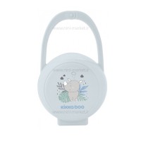 قاب پستانک طرح کرگدن رنگ آبی کیکابو Kikkaboo