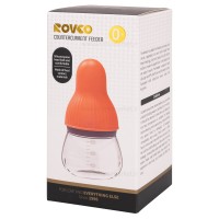 سرلاک خوری سیلیکونی رنگ نارنجی-آبی روکو Rovco