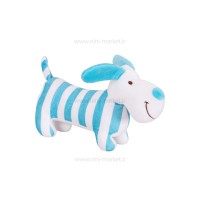 جغجغه سوسیسی طرح سگ رنگ آبی شیما Shima