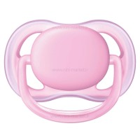 پستانک بادامی تکی الترا ایر 0 - 6 ماه صورتی اونت Avent (بدون جعبه)