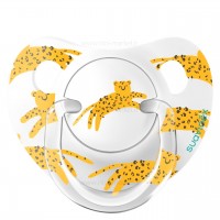 پستانک تک عددي طرح پلنگ 18 - 6 ماه ارتودنسي سفید سواوینکس Suavinex (بدون جعبه)