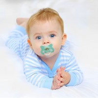 پستانک 4 - 18 ماه بالا ارتودنسي طرح سرخپوست آبی سواوینکس Suavinex